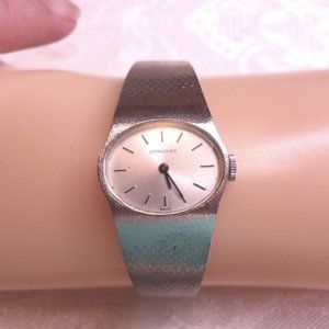Vintage Ladies' Longines Wind-Up Watch, Mesh Band, Excellent Condition